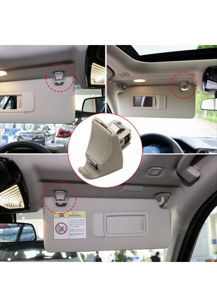 Araba Iç Çatı Sunvisor Sun Visor Destek Klip Tutucu Braketi 51167445683 Bmw 3 Serisi G20 X3 G01 X4 G02 (Yurt Dışından) modelleri