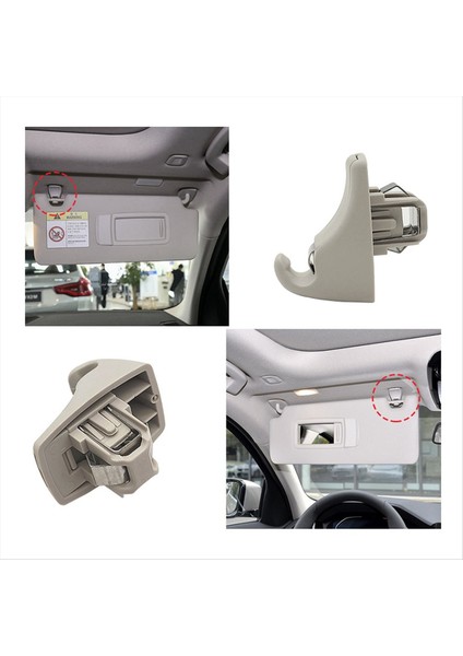 Araba Iç Çatı Sunvisor Sun Visor Destek Klip Tutucu Braketi 51167445683 Bmw 3 Serisi G20 X3 G01 X4 G02 (Yurt Dışından) indirimleri