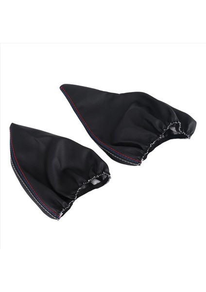 2 Pcs/set Yeni Araba Vites Çubuğu El Freni Deri Yürüyüşçü Önyükleme Kapağı Kasa Dişli Vites Yırtığı Bmw 3 Serisi E36 E46 M3 (Yurt Dışından) modelleri