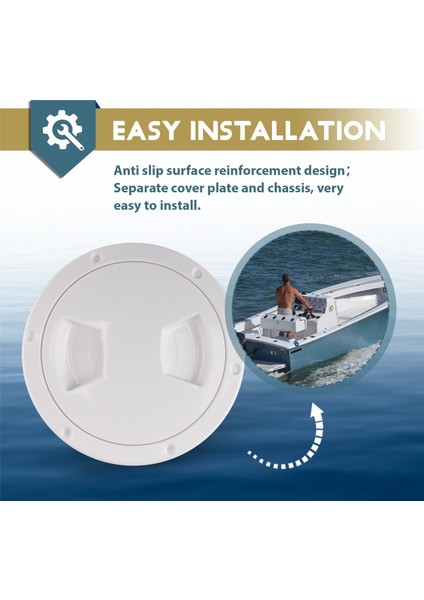 Muayene Güverte Plakası Dökme Hatch Deniz Teknesi Yat Çıkarılabilir Kapak Abs-5 ​​inç (Yurt Dışından) fırsatları