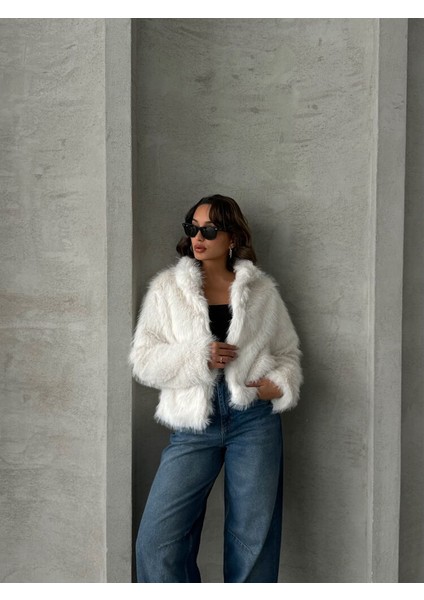 Taş Kadın Suni Kürk Mont Modern Premium Luxury Trend Tasarım Ceket fiyatları