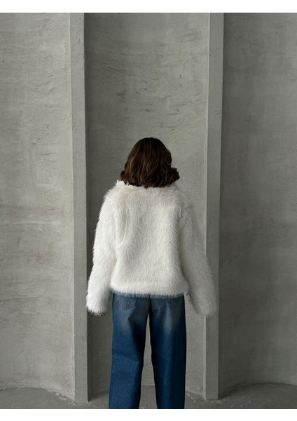 Taş Kadın Suni Kürk Mont Modern Premium Luxury Trend Tasarım Ceket indirimleri