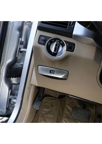 Araç Karbon Fiber Eletronik Park Freni Düğmesi Çerçeve Kapak Trim Mercedes Benz C Glk E Sınıfı W204 X204 W212 (Yurt Dışından) fiyatları