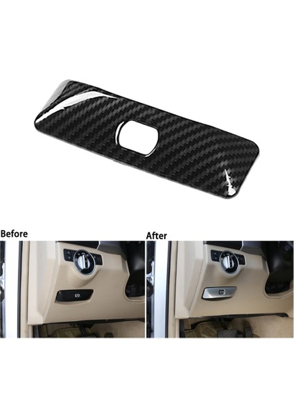 Araç Karbon Fiber Eletronik Park Freni Düğmesi Çerçeve Kapak Trim Mercedes Benz C Glk E Sınıfı W204 X204 W212 (Yurt Dışından) indirimleri