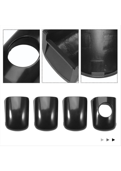 4pcs Kapı Kolu Uç Kapak Kaplama Trim Seti Ön Arka 9101GG 9101JS 9101JR 9101J Citroen Berlingo C3 Picasso C4 (Yurt Dışından) indirimleri