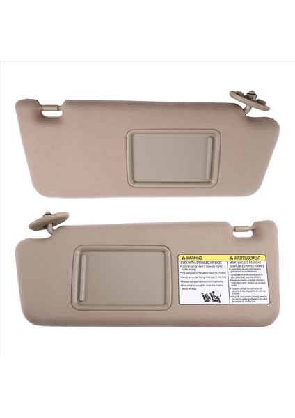Toyota Tacoma Için Araba Sun Visor Iç Güneşlik 2005-2012 74320-35C10-B0 74310-35C10-B0 Bej (Yurt Dışından)