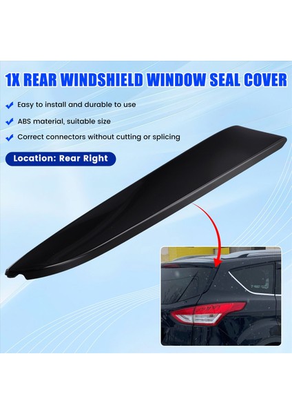 Ford Kuga Kaçış 2013-2019 Için Arka Ön Cam Pencere Contası Kapağı Bagaj Kapağı Trim (Yurt Dışından) indirimleri