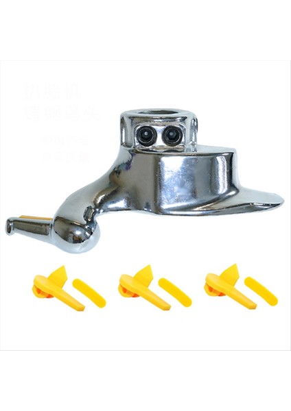 Lastik Değiştirici, Otomobil Lastik Değiştirici Montaj Için 3 Çift Jant Koruyucusu Olan Demount Ördek Kafa Aracı, 30MM (Yurt Dışından)