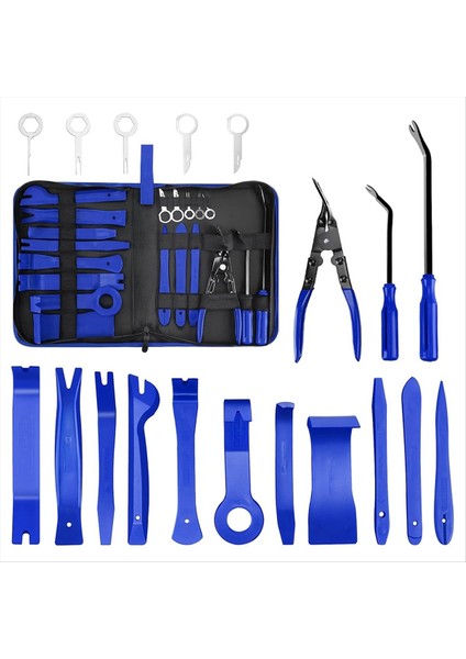 19 Adet Trim Çıkarma Aracı, Otomatik Klips Pensesi Bağlantı Elemanı Terminal Sökücü Seti, Araba Paneli/çizgi Mavisi Için Plastik Ampul Alet Kiti (Yurt Dışından) fiyatları