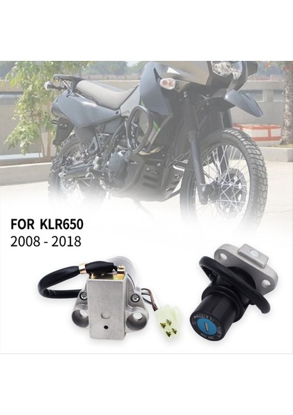 Motosiklet Kontak Anahtarı Kilitli Gaz Yakıt Tunk Kapağı Kilit Kawasaki Için Anahtar Set KLR650 2008-2018 (Yurt Dışından) indirimleri
