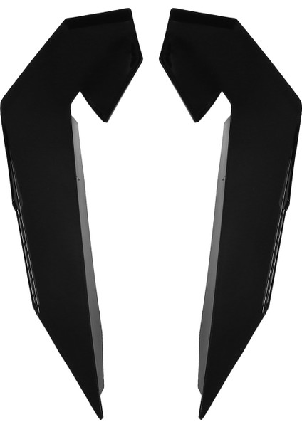 4pcs Araba Ön Tampon Dudak Ayırıcı Yüzgeç Yüzü Uzun Hava Bıçağı Otomatik Gövde Kiti Otomobil Spoyleri Honda Civic 10. Type-R 2019-2021, A (Yurt Dışından) modelleri