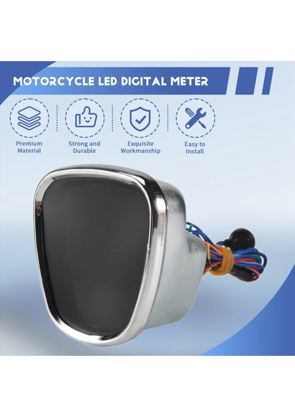 Honda C70 C90 Motosiklet LED Dijital Metre Rpm Kütometre Hız Tezgahı Assy Için (Yurt Dışından) fırsatları