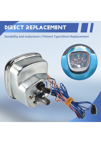Honda C70 C90 Motosiklet LED Dijital Metre Rpm Kütometre Hız Tezgahı Assy Için (Yurt Dışından) indirimleri