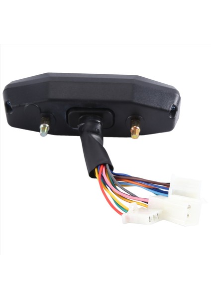 Evrensel Motosiklet Speedometre Takometre Yağ Göstergesi Hd Ekran Dijital Sayaçlar Gösterge Kümesi Dönüş Sinyal Işığı (A) (Yurt Dışından) indirimleri