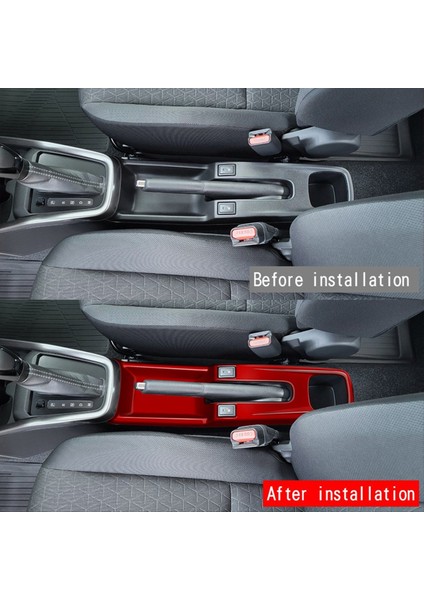 Araba Kupası Tutucu Çerçeve El Freni Tutamak Trim Kapak Çıkartma Iç Aksesuarları Suzukı Swıft 2024 Kırmızı (Yurt Dışından) fiyatları