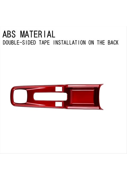 Araba Kupası Tutucu Çerçeve El Freni Tutamak Trim Kapak Çıkartma Iç Aksesuarları Suzukı Swıft 2024 Kırmızı (Yurt Dışından) modelleri