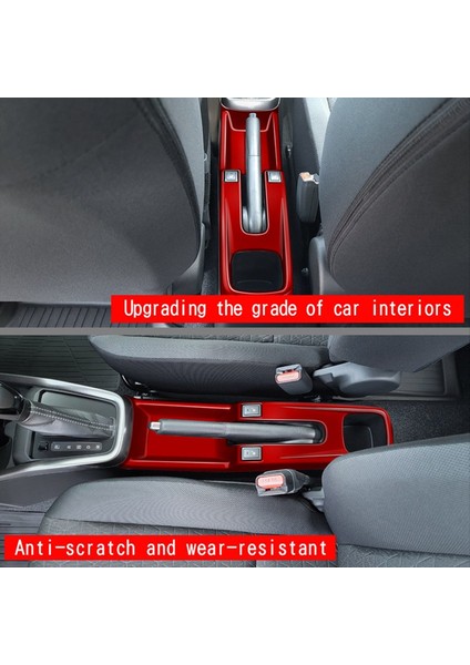 Araba Kupası Tutucu Çerçeve El Freni Tutamak Trim Kapak Çıkartma Iç Aksesuarları Suzukı Swıft 2024 Kırmızı (Yurt Dışından) fırsatları