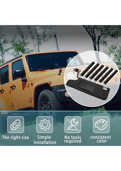 6pcs Güneş Visor Onarım Tüpü Kiti Jk Jk Jku 2007-2017 Sürücü Yolcu Yan Güneş Vizörü Onarım Tüpü Kiti (Yurt Dışından) fiyatları