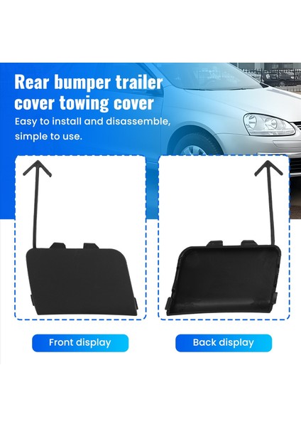 Jetta Mk5 2006-2011 Için Arka Tampon Çekme Kanca Göz Kapağı Parça Numarası 1K580741A / 1k5 807 441A (Yurt Dışından) modelleri