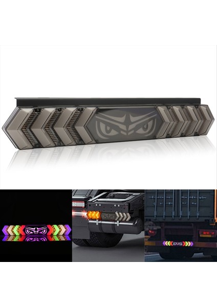 Şeytan Göz Tail Işıkları Rgb Yedi Renk Koşu Kamyonu Turn Sinyal Işıkları Kamyon Kamyon LED Fren Yemin (Yurt Dışından) modelleri