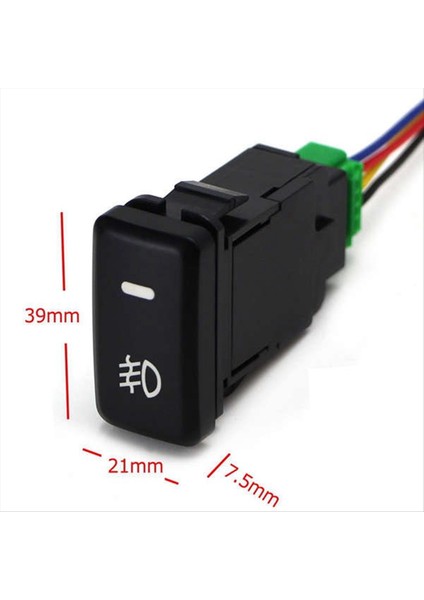 3pcs Otomatik Retrofit Switch Su Geçirmez Toyota Lexus Beyaz Işık Için 4 Hat Sis Lambası Anahtarı (Yurt Dışından) modelleri