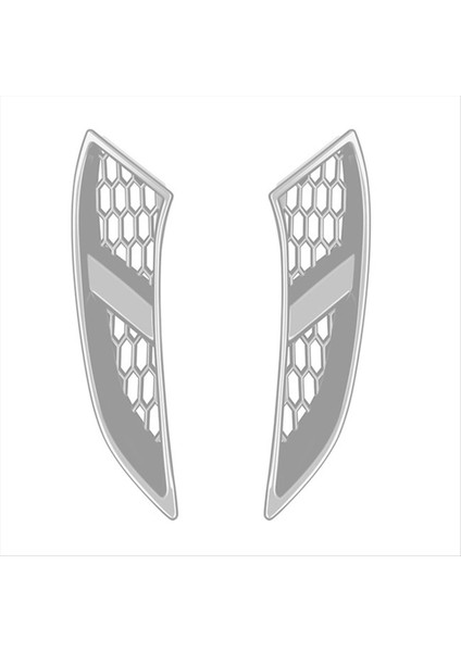 Araba Ön Sis Lambası Alt Kapak Sis Lambası Toyota Prado LC250 2024 Gümüş Için Alt Izgara Trim Kapak (Yurt Dışından)