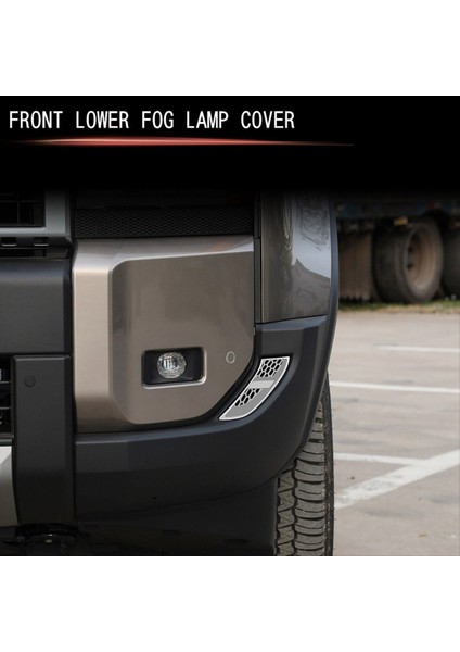 Araba Ön Sis Lambası Alt Kapak Sis Lambası Toyota Prado LC250 2024 Gümüş Için Alt Izgara Trim Kapak (Yurt Dışından) fiyatları