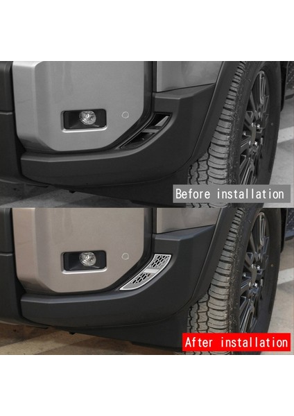 Araba Ön Sis Lambası Alt Kapak Sis Lambası Toyota Prado LC250 2024 Gümüş Için Alt Izgara Trim Kapak (Yurt Dışından) modelleri