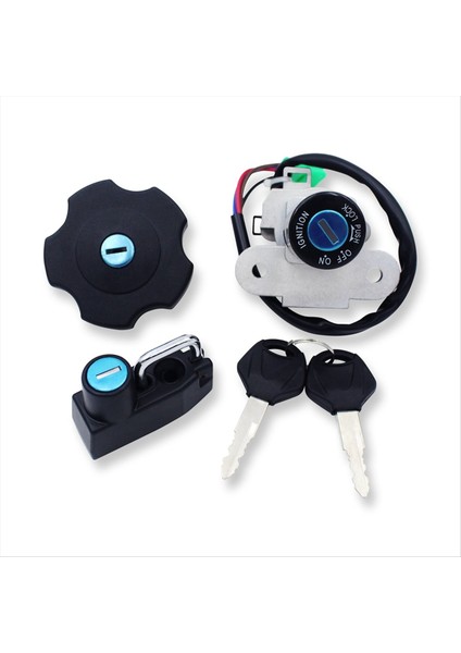 Motosiklet Kontağı Anahtarı Kilit Koltuk Kilit Yakıt Kapağı Kilidi Yamaha Için Anahtar DT125RE DT125X 2005-2007 (Yurt Dışından) fiyatları
