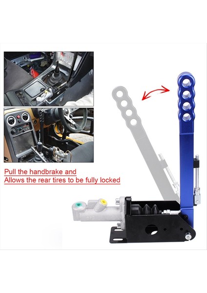 Araba 340MM Yarış Drift Hidrolik El Freni Evrensel Rekabetçi Drift Handbrake Rekabetçi Handbrake Bölümü, A (Yurt Dışından) fırsatları