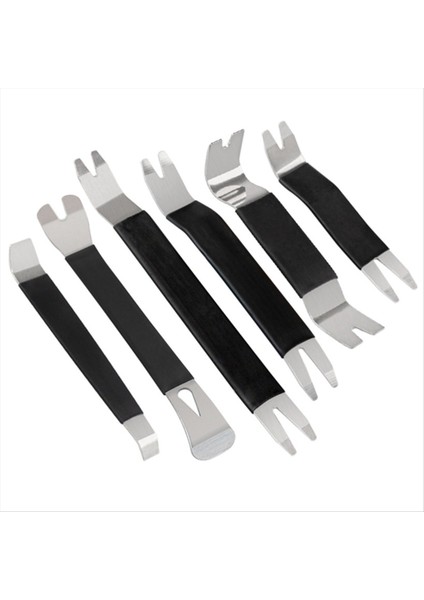 6 Pcs Otomatik Kapı Klipsini Kaldırma Araçları Kitler Araç Gösterge Tablosu Sesli Radyo Paneli Onarım Metal Çıkarma Çöp Sökme Araçları (Yurt Dışından)