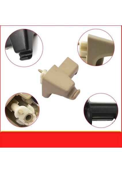 Gri Araba Güneş Vizörü Sabit Klipli Ön Güneş Vizör Tokası EGP000040PVA EGP000050PVA Land Rover Range Rover L322 03-12 (Yurt Dışından) modelleri