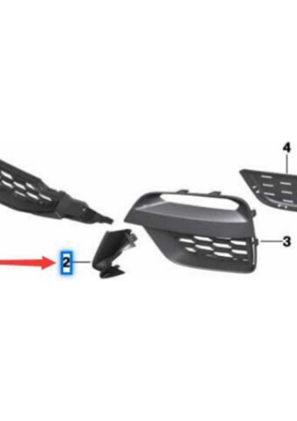 1paır Bmw X3 X4 G01 G02 2018-2021 51118070393/51118070394 Yan Izgara Kalıplama Kapak Kapağı Için Ön Tampon Dış Parantez (Yurt Dışından) indirimleri