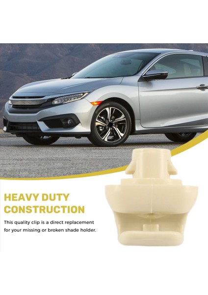 Otomobil Sunvisor Tutucu Sun Shield Antidazzele Visor Klipsleri Honda Civic Cr-V Fıt Accakd Cıvıc Vısor Fa1 Fd1 Fd2 2006-2011 Bej (Yurt Dışından) modelleri