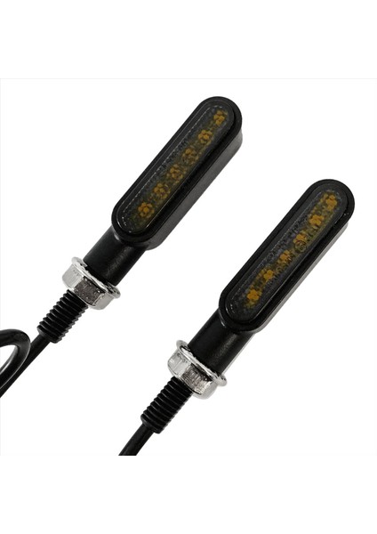 2 Adet Motosiklet Dinamik Dönüş Sinyalleri 6led Motosiklet Göz Kırpma Göstergeleri Motosiklet Motosiklet Aksesuarları (Yurt Dışından)