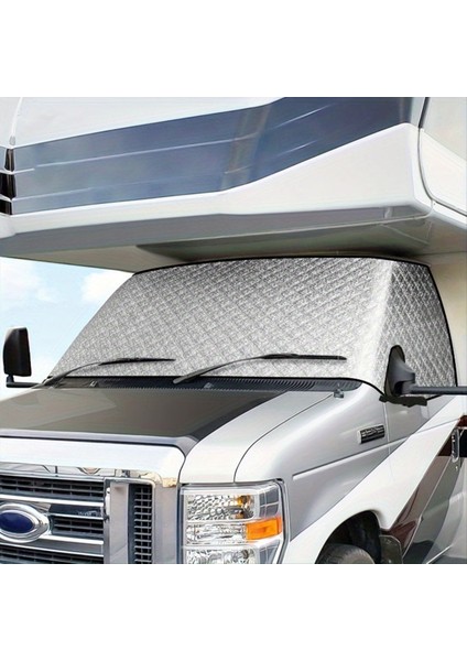 C Sınıfı Ford E450 1997-2024 Karavan, Rv Ön Pencere Güneşlik Uv Bloğu 4 Katmanlar Için Rv Ön Kapak (Yurt Dışından) indirimleri