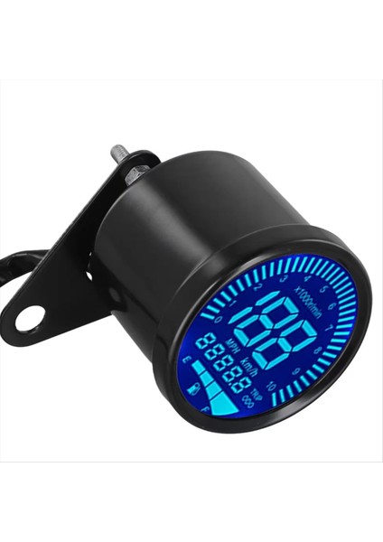Motosiklet Metre Hızölçer Dijital Kilometre Sayacı Gece Işığı 12V Dijital Hız Göstergesi Takometre Motosiklet Aksesuarları, B (Yurt Dışından) fiyatları