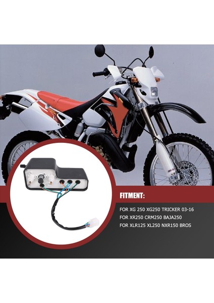 Motosiklet LCD Dijital Speedometre Takometre Honda XR250 CRM250 BAJA250 Için (Yurt Dışından) modelleri