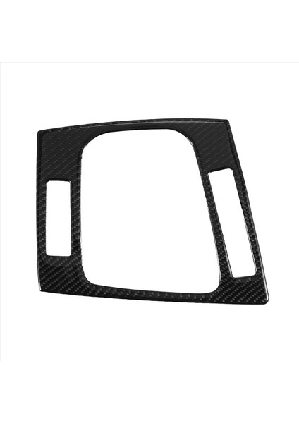 Karbon Fiber Araç Iç Dişli Vites Kutusu Paneli Kapak Döşeme Etiketi -Bmw 3 Serisi E46 1998-2005 (Yurt Dışından)