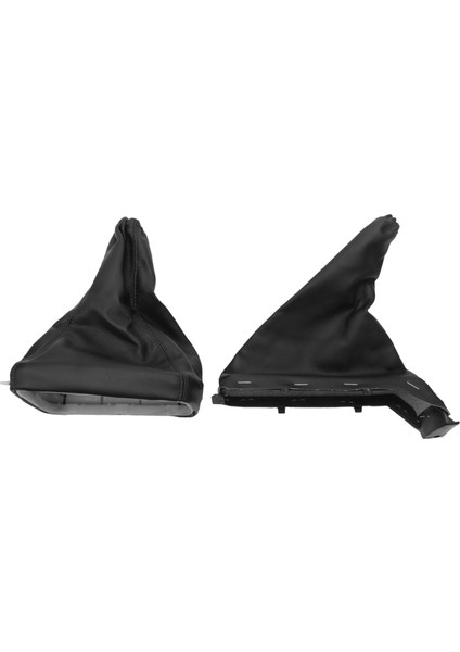 2pcs Araba El Freni Vites Kayması Önyükleme Gaiter Pu Deri Siyah Opel Için Astra G Zafira A Vauxhall 1998-2004 (Yurt Dışından)