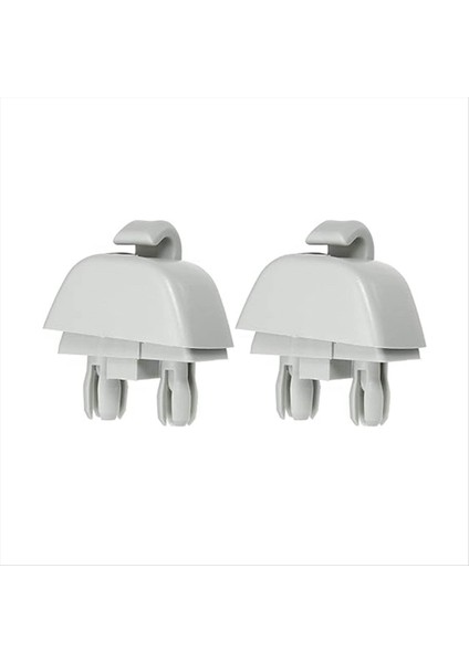 Araba Güneşi Vizör Klips Plastik Güneş Vizör Kanca Klips Volkswagen Için Passat Audi A6 6R0857561 Gri (Yurt Dışından)