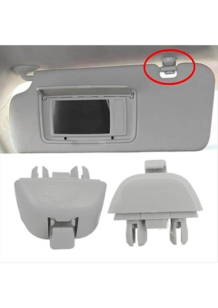Araba Güneşi Vizör Klips Plastik Güneş Vizör Kanca Klips Volkswagen Için Passat Audi A6 6R0857561 Gri (Yurt Dışından) fiyatları