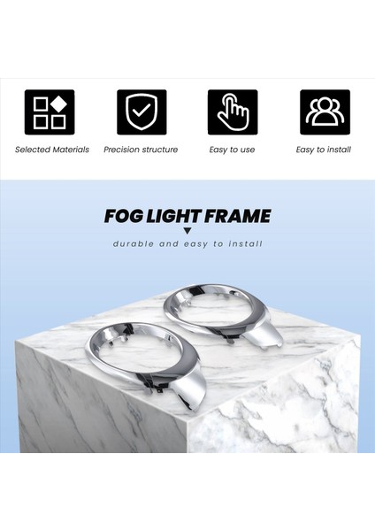 Citroen Bellinger B9 Ortak Tepee Için Sol ve Sağ Sis Lambası Çerçevesi 1608323880 1608953680 (Yurt Dışından) indirimleri