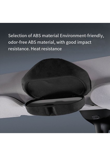 Tesla Için Model Y Model 3 Highland Otomobil Gözlükleri Güneş Gözlüğü Depolama Vizör Araç Gözlükleri Çerçeve Kutusu, Siyah (Yurt Dışından)