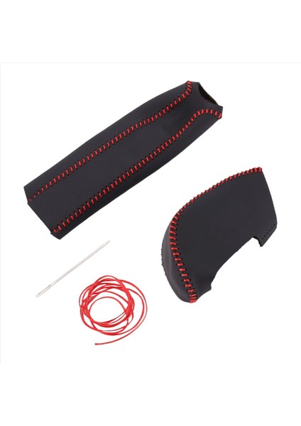 Hyundai Için Deri Kapaklar Creta IX25 2017-2019 Vites Head Vardiyalı Knob Kapak Dişli Vardiyası Kapağında Araba Handbrake (Yurt Dışından)