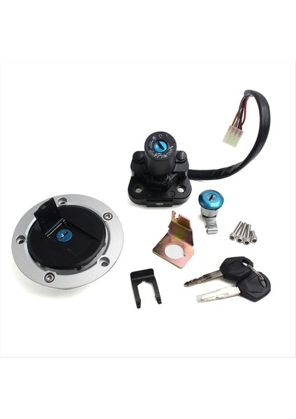 Motosiklet Kontağı Anahtarı Kilit Koltuk Kilitli Gaz Yakıt Tunk Kapağı Kilitli Suzuki GSXR1300 2008-2023 (Yurt Dışından)