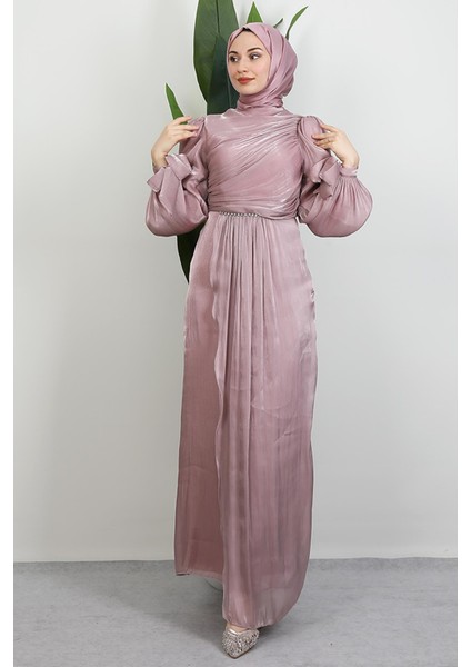 Ahunisa Yoryo Abiye Soft Pembe