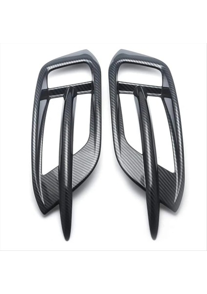 Karbon Fiber Görünümlü Araba Arka Sis Izgara Kapağı Kaplama Honda Civic Için Trim 10TH 2016 2017 2018 2019 Arka Sis Lambası Izgarası (Yurt Dışından) modelleri