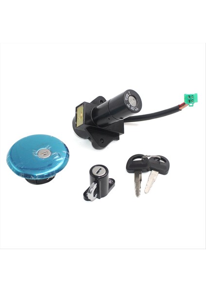 Motosiklet Kontağı Anahtarı Kilit Koltuk Kilitli Gaz Yakıt Tunk Kapağı Kilitli Suzuki GN250 Motosiklet Aksesuarları Için Anahtar Set (Yurt Dışından)