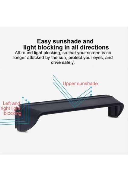 1pcs Araba Navigasyon Güneş Vizörü Araba Gps Navigasyon Güneş Vizörü Gps Koruyucu Kapak (Yurt Dışından) modelleri